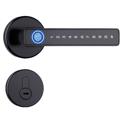 办公室密码门锁家用卧室指纹锁