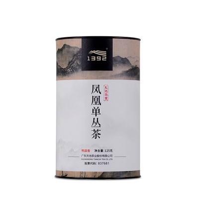 天池茶业凤凰单枞鸭屎香罐装125g