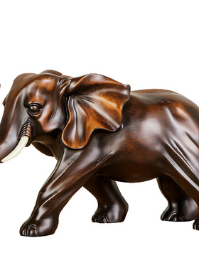 一对客厅玄关乔迁新居大象摆件