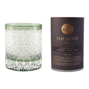 RONA洛娜进口PREMIUM玉灵系列手工雕花威士忌杯奢华平底杯礼盒装