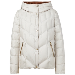 【霍尔多巴吉鹅绒】NAERSI娜尔思商场同款连帽羽绒御保暖25冬新款