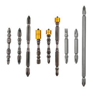 螺丝刀电动螺丝刀头双头磁圈十字批头进口电钻批头强磁性风批起子