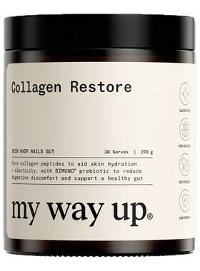 My Way Up胶原焕颜粉胶原蛋白肽焕活小分子牛胶精华益生元270g