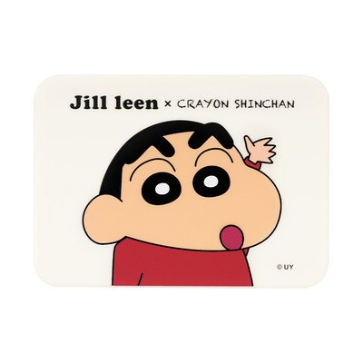 JILL LEEN蜡笔小新三色腮红盘哑光高光修容女提亮膨胀氛围一体女