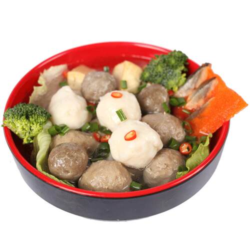 雄丰五福火锅丸子套餐5包关东煮鱼丸麻辣烫食材豆捞食品厂家批发