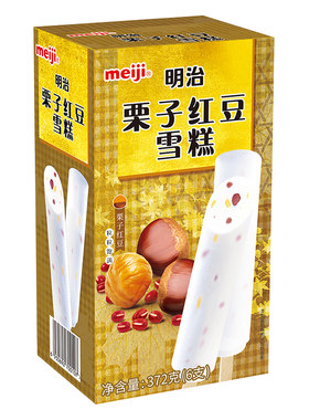 明治meiji家庭组合装栗子红豆