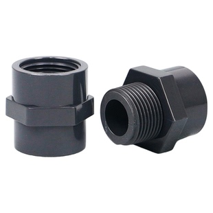 UPVC内丝直接外牙接头外丝直通内牙鱼缸水管配件PVC化工级给水管