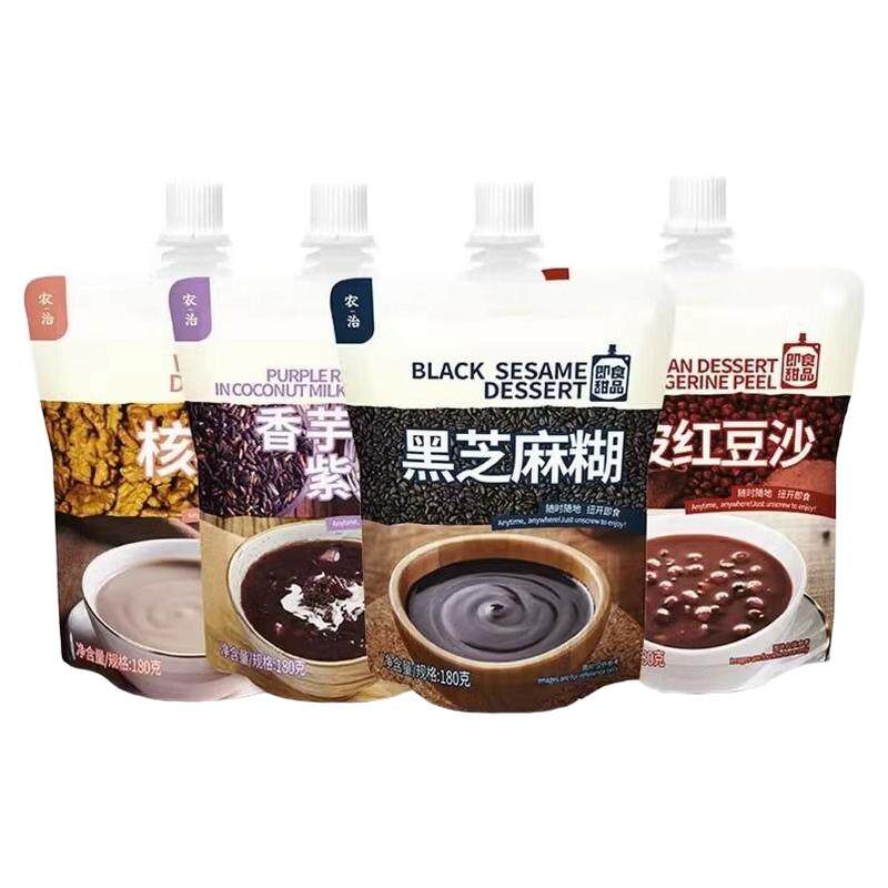 农治即食黑芝麻糊甜品罐头180g