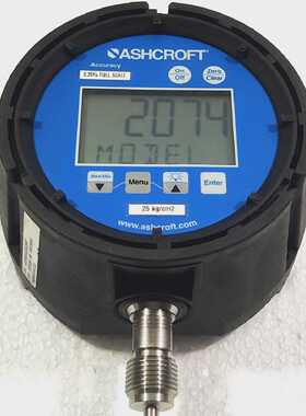 ASHCROFT MODEL 2074 DIGITAL PRESSURE GAUGE 452074SD15LXBL25K