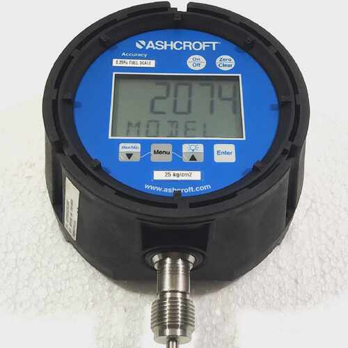 ASHCROFT MODEL 2074 DIGITAL PRESSURE GAUGE 452074SD15LXBL25K