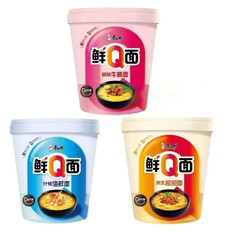 康师傅鲜Q面非油炸方便面泡面