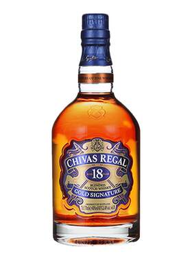 芝华士18年苏格兰威士忌750ml 海外版原装进口 新手入门调酒自饮