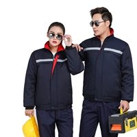 Тибетская орхидея с красной классической хлопковой курткой