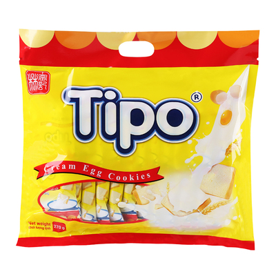 越南进口Tipo面包干牛奶椰子榴莲涂层面包片早餐饼干休闲零食