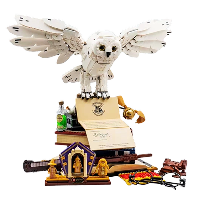 乐高积木霍格沃茨海德薇哈利波特