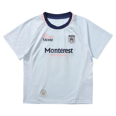 Monterest复古球衣风短袖T恤女款