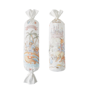 Domicoco婴儿安抚枕头宝宝侧睡挡靠枕垫抱枕糖果枕睡觉防惊跳神器