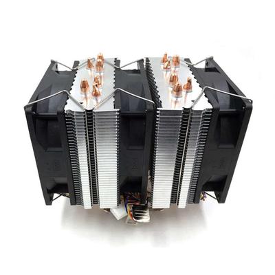 AVC6铜管CPU散热器AMD1150 12代1700针台式电脑静音风扇 X79 2011