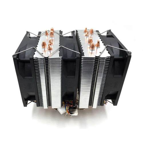 AVC6铜管CPU散热器AMD1150 12代1700针台式电脑静音风扇 X79 2011