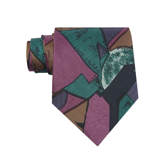 Natyhunt真丝领带商务文艺男女法国印象派图案手打高端轻奢礼盒装