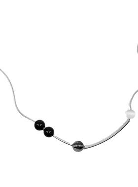 冷淡风小众钛钢不掉色锁骨链