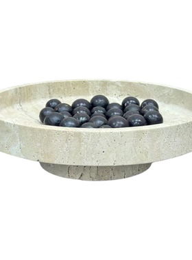 简约现代大理石果盘设计师款
