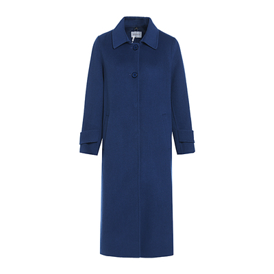 JESSIE本命年大红色中长款呢外套