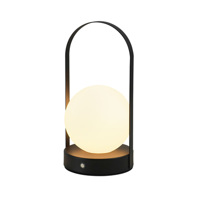 ins中古丹麦手提台灯床头卧室客厅极简便携充电触摸氛围露营 夜灯