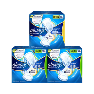 顶配无感护舒宝新液体卫生巾超薄透气日用量多38片姨妈巾