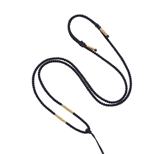 黄金项链绳子手工编织玉石挂脖绳男女八宝盘翡翠平安扣吊坠绳