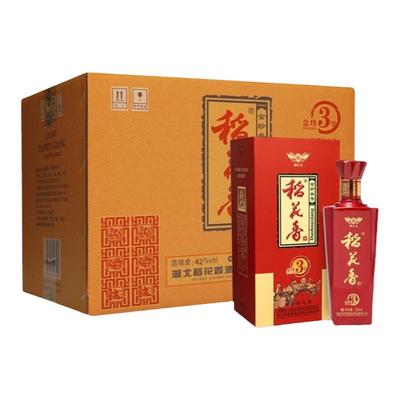 稻花香 金珍三号 浓香型白酒52度500ml*6瓶 整箱装新老随机发货
