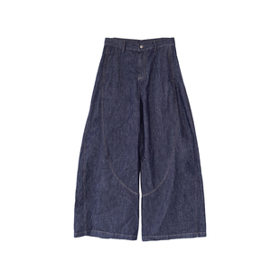 innomoood 一条神裤 分割线原色牛仔薄垂感显瘦弯刀廓形经典必入