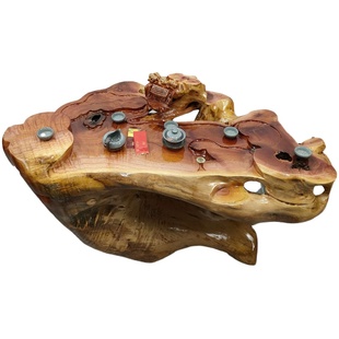 根雕茶台树根茶桌整体原木茶海树头茶桌香樟树根鸡翅木金丝楠家用