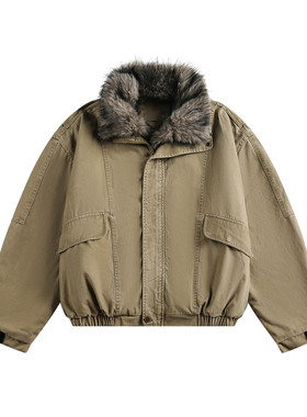 丛林老虎美式座山雕棉服保暖棉衣