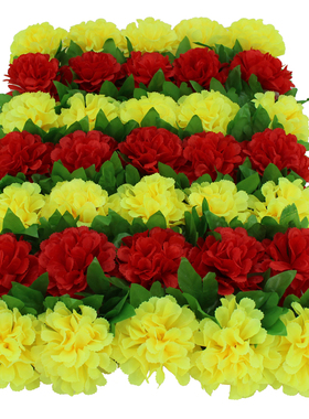 菊花排电子花圈排花拱门花墙装饰
