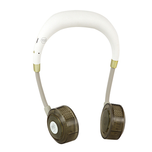 日本wfan无叶挂脖风扇小型挂脖子便携式挂颈懒人迷你随身充电儿童