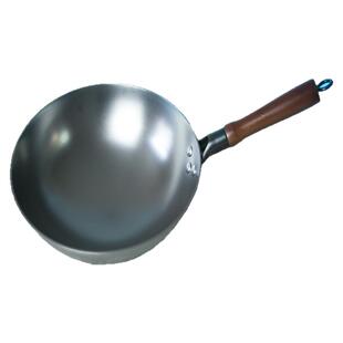 福满铁锅郏县铸铁锅家用炒锅不易粘锅无涂层燃气灶通用炒菜锅