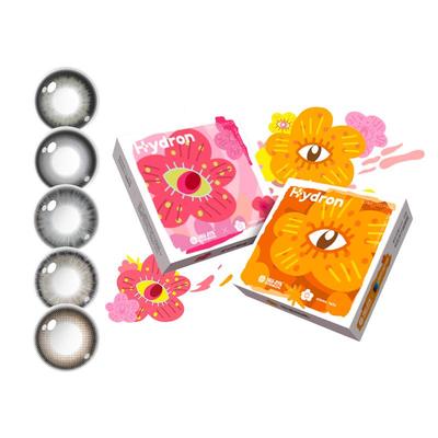 【试用装】 海昌artist日抛形大小直径水凝胶美瞳2片长期主义混血