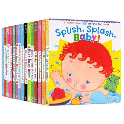 KarenKatz翻翻书英文原版绘本