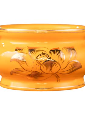新款陶瓷莲花香炉大号佛前佛具