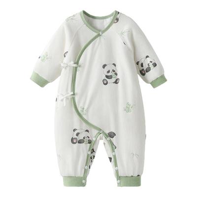 贝肽斯婴儿夹棉连体衣秋冬加厚