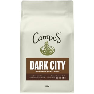 包直邮澳洲代购原装Campos dark city醇香咖啡豆深度烘焙浓郁浓香