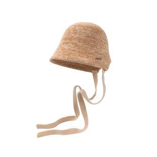 羊毛渔夫帽冷帽女帽子2025新款高级感超好看洋气月子毛线秋冬针织