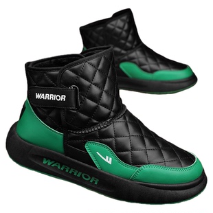 回力雪地靴男款2026新款冬季加绒保暖棉鞋运动东北户外靴防水防滑