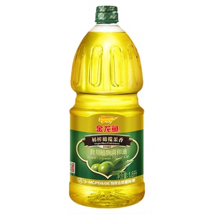金龙鱼初榨橄榄果香食用植物调和油1.8L*1桶 非转基因食用油