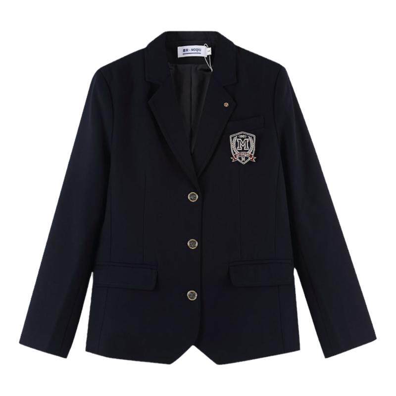 墨秋JK制服原创设计棠蕙女子薄荷绿小西装日系校供西服外套上衣女