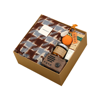 生日礼物女生送女友闺蜜创意实用的冬季保暖围巾2026新年马年元旦