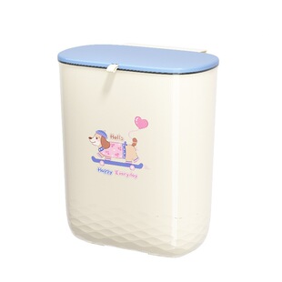 2025新款厨房挂式垃圾桶家用小号厨余专用免弯腰卫生间带盖收纳筒