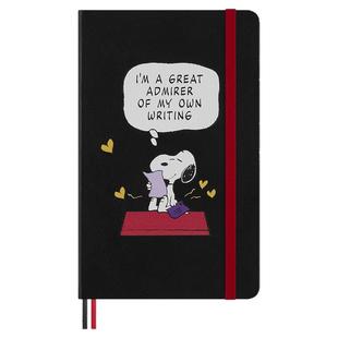 意大利Moleskine笔记本史努比限定款手账工作办公日记事本子礼品