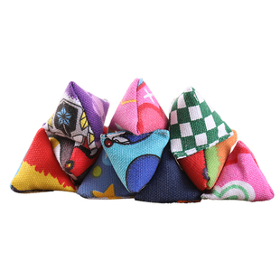 抓石子丢石子捡丢沙包80后怀旧玩具儿童小学生手抓迷你三角小沙包